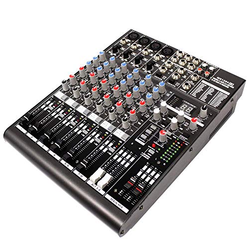 Cablematic – Audio Mixer 6-Kanal mx1204fx von CABLEMATIC