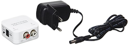 Cablematic Digitaler Audio-Konverter 192 kHz Analog-Toslink und koaxial von CABLEMATIC