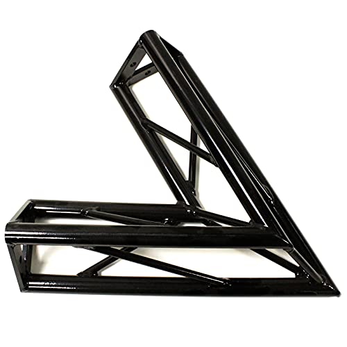 Cablematic - Dreiecksbinder 150 mm schwarz Aluminium 60-Grad-Winkel von CABLEMATIC