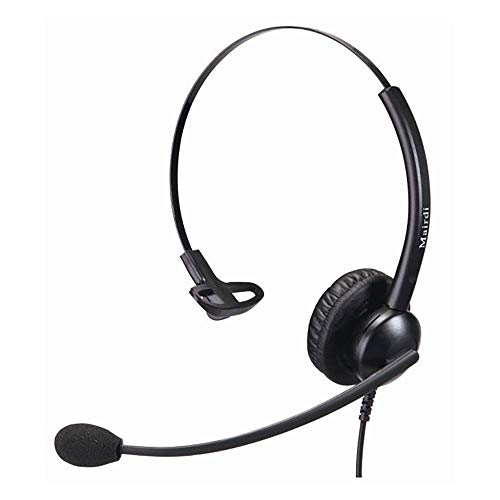 Cablematic Einfache Headset mit Plantronics QD Modell KG05 kompatibel von CABLEMATIC