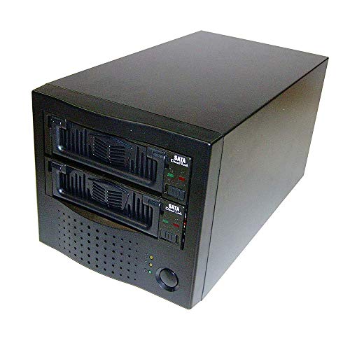 Cablematic – Externes Gehäuse SATA vipower-disque Festplatte eSATA (2 x HDD/Kunststoff/Negro) von Cablematic