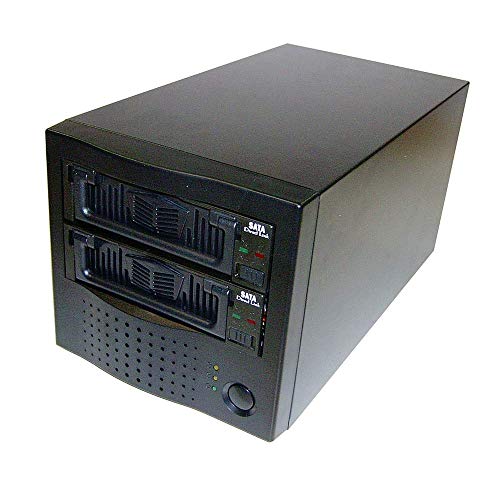 Cablematic – Externes Gehäuse SATA vipower-disque Festplatte eSATA (2 x HDD/Kunststoff/Negro) von CABLEMATIC