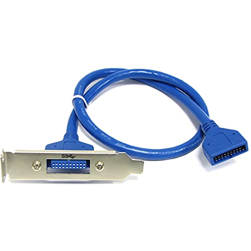 BeMatik - HS20 Motherboard USB 3.0 weiblichen zu männlichen BH20 (low profile) von Cablematic