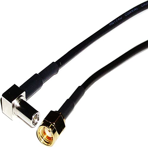 Cablematic - Kabel RG-174RF 20cm (MS-147-C-LP-Macho/rSMA-Macho) von Cablematic