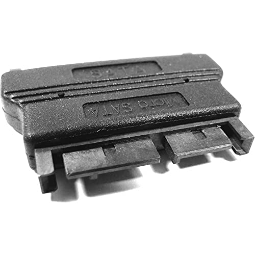 Cablematic - MicroSAT 16-Pin-Adapter an Bord eines 22-pin auf SATA Motherboard von CABLEMATIC