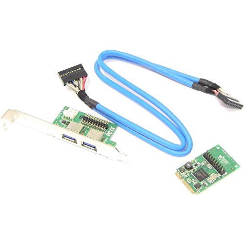 Cablematic Mini PCIe Adapter mit 2 USB 3.0-Port von CABLEMATIC