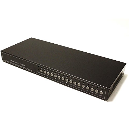 Cablematic – Mischer CPU-9 Kanäle Video RS232 Multi-fenêtre des Bildschirms und der Alarm von CABLEMATIC