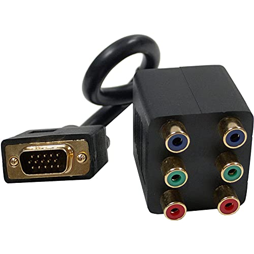 Cablematic - Passive Replicator Kabel (1xVGA > 2 x 3XRCA-H) von Cablematic