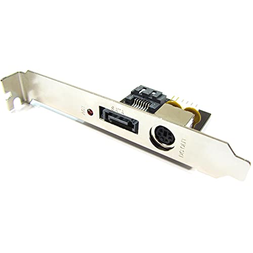 Cablematic - Puerto SATA + Power-Halterung mit LEDs (1-Port) HOST von Cablematic