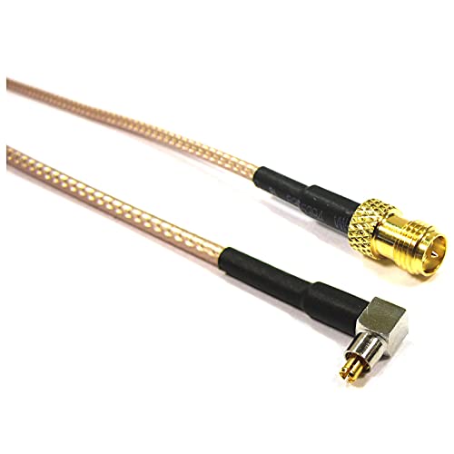 Cablematic - RG-316 Kabel 20cm (männlich Lucent MC-Card/RSMA-Buchse) von CABLEMATIC