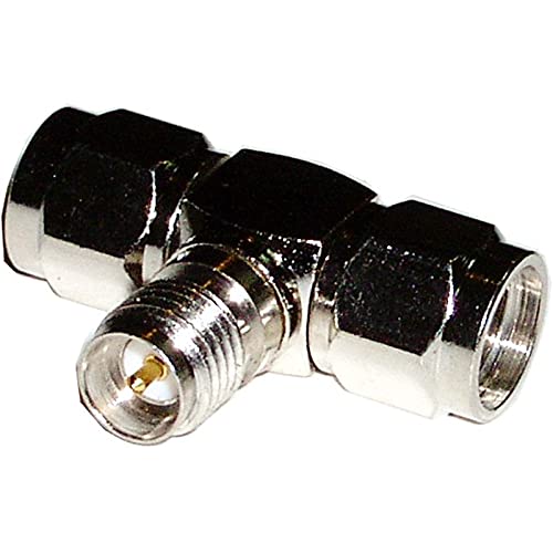 Cablematic - RSMA T-Verbinder (1 x RSMA-Female/2 x RSMA-Male) von Cablematic