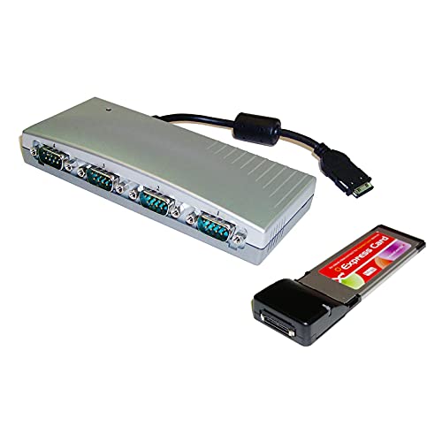 BeMatik - Serielle RS-232 ExpressCard (4-Port) PCIE Type von BEMATIK.COM