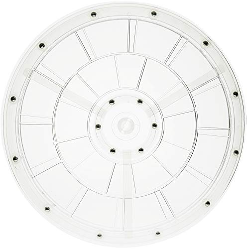 PrimeMatik - Manuelle rotierende drehteller 30,6 cm transparent von CABLEMATIC