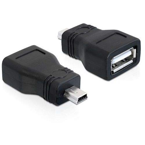 CABLEPELADO Adapter USB Typ A Buchse auf Mini-USB-Stecker, USB Typ A auf Mini-USB, Übertragungsrate bis zu 480 Mbit/s, Buchse auf Stecker, USB 2.0, Schwarz CABLEPELADO Adapter USB Typ A Buchse auf Mini-USB-Stecker, USB Typ A auf Mini-USB, Übertragungsrate bis zu 480 Mbit/s, Buchse auf Stecker, USB 2.0, Schwarz von CABLEPELADO