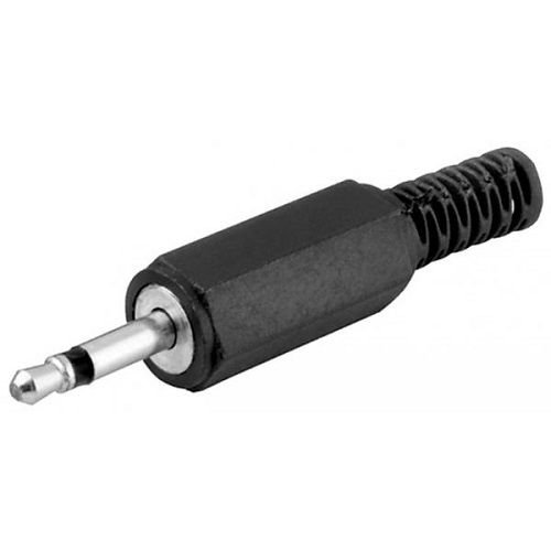 CABLEPELADO Audio-Klinkenstecker Mono Stecker | TS-Stecker 3,5 mm Mono Stecker | DIY Lötart | Geeignet für AV-Receiver, Auto-System, IR-Sender | Schwarz | 3,5 mm Stecker | PVC von CABLEPELADO