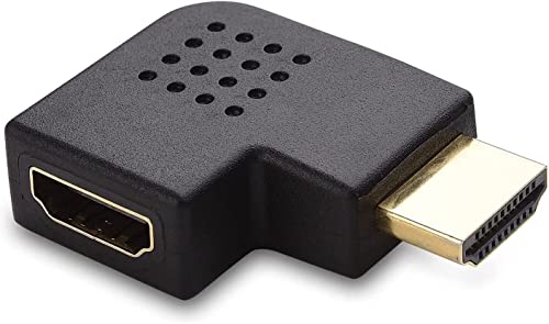 CABLEPELADO HDMI Adapter gewinkelt | 270° Winkel | rechtwinklig HDMI Adapter | Stecker auf Buchse | Vergoldete Kontakte | Unterstützt Full HD 3D und 4K CABLEPELADO HDMI Adapter gewinkelt | 270° Winkel | rechtwinklig HDMI Adapter | Stecker auf Buchse | Vergoldete Kontakte | Unterstützt Full HD 3D und 4K von CABLEPELADO