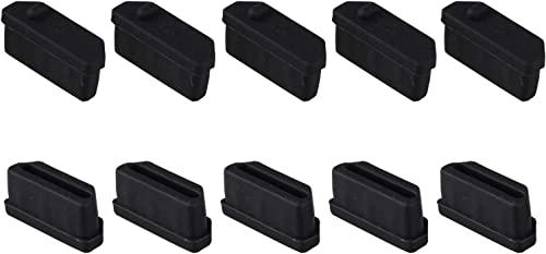 CABLEPELADO HDMI Port Schutz | Staubschutzstöpsel | Silikon | Kompatibel Mit Anschlüssen von Computern, TV etc. | Schwarz | 10 Stück CABLEPELADO HDMI Port Schutz | Staubschutzstöpsel | Silikon | Kompatibel Mit Anschlüssen von Computern, TV etc. | Schwarz | 10 Stück von CABLEPELADO