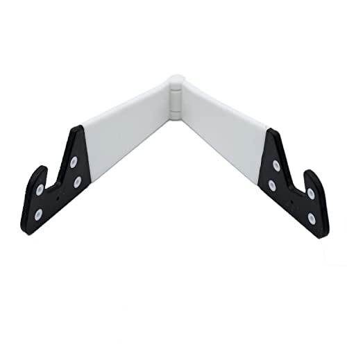 CABLEPELADO - Halterung für Handys oder Tablets | Stabile Tischhalterung | Winkel bis 90° | kompatibel mit allen Modellen | faltbar und handlich | 11 x 2 cm | Weiß CABLEPELADO - Halterung für Handys oder Tablets | Stabile Tischhalterung | Winkel bis 90° | kompatibel mit allen Modellen | faltbar und handlich | 11 x 2 cm | Weiß von CABLEPELADO