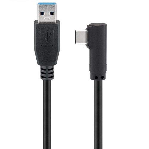 CABLEPELADO Kabel USB 3.0 Typ A Stecker - USB-C gewinkelt 2 Meter schwarz CABLEPELADO Kabel USB 3.0 Typ A Stecker - USB-C gewinkelt 2 Meter schwarz von CABLEPELADO