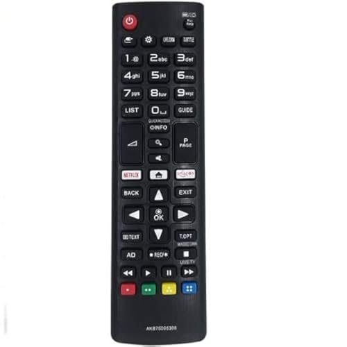 CABLEPELADO LG Fernbedienung | Fernbedienung kompatibel mit LG 65NANO85UNA und allen LG Smart TV LCD LED 3D HDTV AKB75375604 AKB75095307 AKB75675304 AKB74915305 | Smart TV | Amazon-Taste und Netflix CABLEPELADO LG Fernbedienung | Fernbedienung kompatibel mit LG 65NANO85UNA und allen LG Smart TV LCD LED 3D HDTV AKB75375604 AKB75095307 AKB75675304 AKB74915305 | Smart TV | Amazon-Taste und Netflix von CABLEPELADO