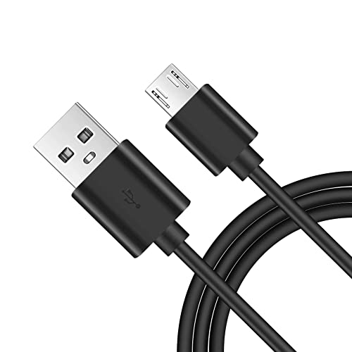 CABLEPELADO Micro-USB-Kabel zum Synchronisieren und Laden, hohe Geschwindigkeit, Datenübertragung, 480 Mbit/s, kompatibel mit Samsung, HTC, Sony, Motorola, LG, Nokia, Kindle, PS4, Xbox One, Schwarz, 5 von CABLEPELADO