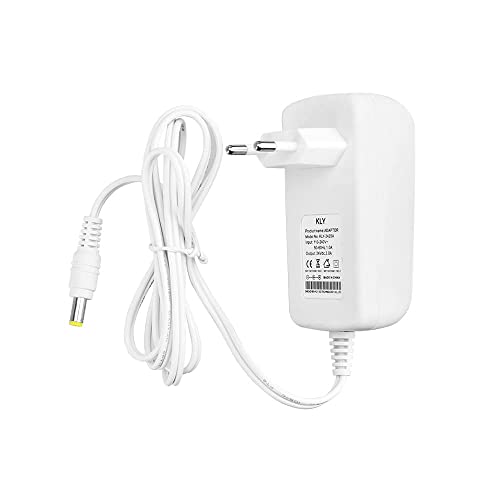 CABLEPELADO Netzteil, 12 V, 0,6 A, Ladegerät 12 V, Klinkenstecker mit 5,5 mm Außendurchmesser und 2,5 mm Innendurchmesser, vielseitig verwendbar, Weiß von CABLEPELADO