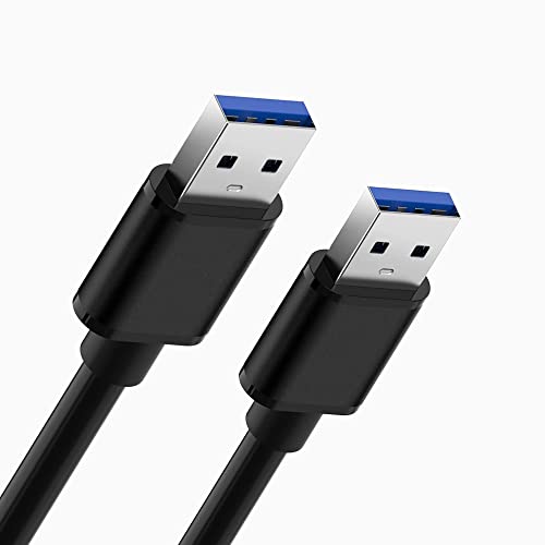 CABLEPELADO Super Speed USB 3.0 Kabel | USB Datenkabel Typ A Stecker | Hohe Geschwindigkeit 5 Gbit/s für Computer, TV-Box, externe HDD, Lüftungsstation, USB-Hub, Raspberry Pi | Schwarz | 50 cm von CABLEPELADO