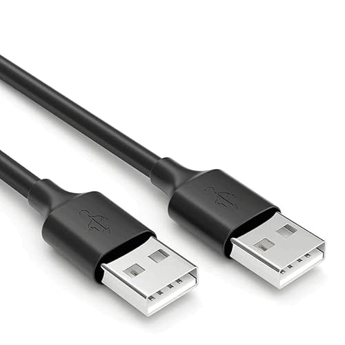 CABLEPELADO USB 2.0-Kabel Super Speed | USB-Datenkabel Typ A Stecker | Geschwindigkeit bis zu 480 Mbit/s für Computer, TV-Box, externe HDD, Lüftungsbasis, USB-Hub, Raspberry Pi | Schwarz | 5 Meter CABLEPELADO USB 2.0-Kabel Super Speed | USB-Datenkabel Typ A Stecker | Geschwindigkeit bis zu 480 Mbit/s für Computer, TV-Box, externe HDD, Lüftungsbasis, USB-Hub, Raspberry Pi | Schwarz | 5 Meter von CABLEPELADO