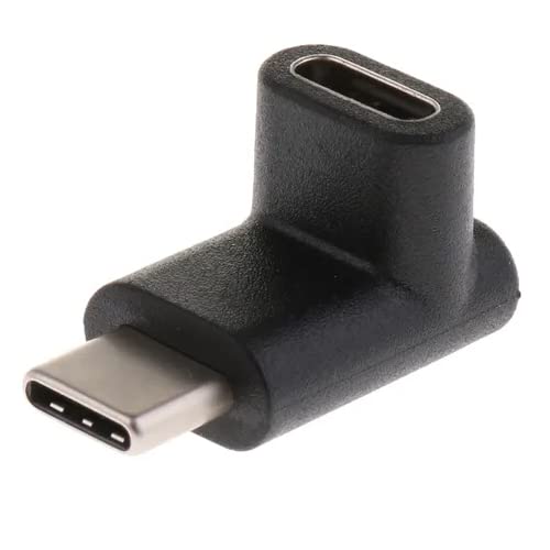 CABLEPELADO USB-C-Adapter, 90 Grad gerade, USB-C-Adapter, abgewinkelt, Datenübertragung bis zu 10 Gbit/s, Stecker auf Buchse, geeignet für Laptop, Tablet, Telefon CABLEPELADO USB-C-Adapter, 90 Grad gerade, USB-C-Adapter, abgewinkelt, Datenübertragung bis zu 10 Gbit/s, Stecker auf Buchse, geeignet für Laptop, Tablet, Telefon von CABLEPELADO