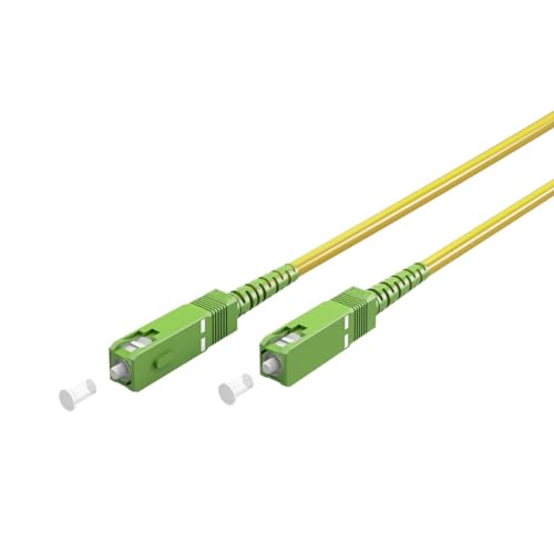 Kabel Glasfaserkabel SC-APC Singlemode Simplex 9 – 125 10 Meter gelb, cablepelado® von CABLEPELADO