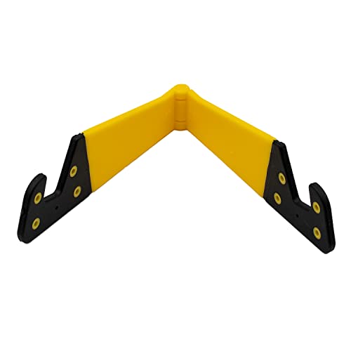 CABLEPELADO - Halterung für Handys oder Tablets | Stabile Tischhalterung | Winkel bis 90° | kompatibel mit allen Modellen | faltbar und handlich | 11 x 2 cm | Gelb von CABLEPELADO