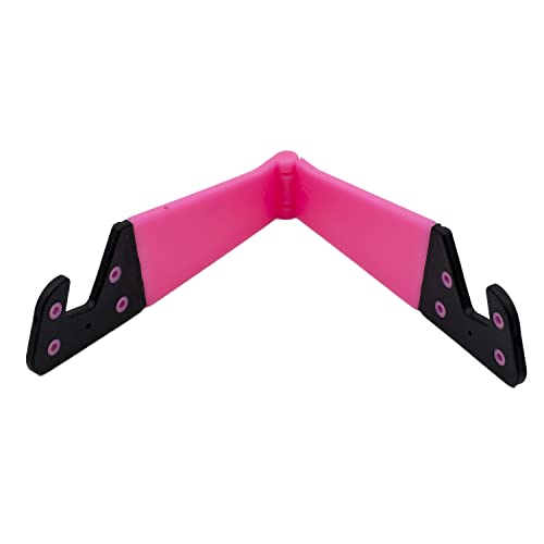 CABLEPELADO - Halterung für Handys oder Tablets | Stabile Tischhalterung | Winkel bis 90° | kompatibel mit allen Modellen | faltbar und handlich | 11 x 2 cm | Rosa von CABLEPELADO