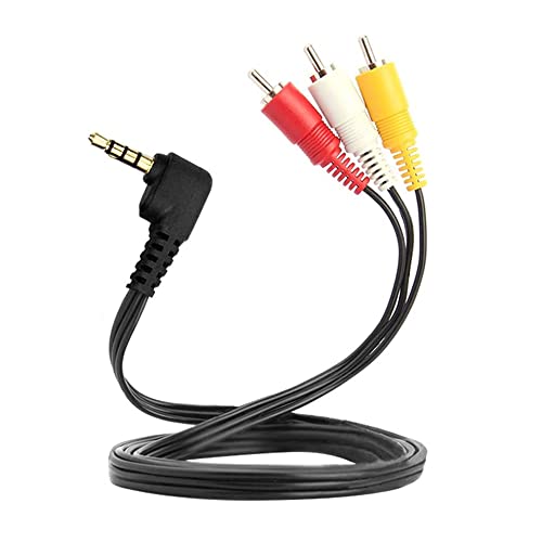 AV-Kabel mit 3,5-mm-Klinkenstecker auf Cinch-Stecker, Videokabel, kompatibel mit Sony TV, TCL TV, 1,5 m AV-Kabel mit 3,5-mm-Klinkenstecker auf Cinch-Stecker, Videokabel, kompatibel mit Sony TV, TCL TV, 1,5 m von CABLEPELADO