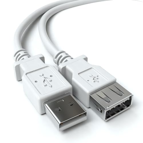 cablepelado – Drucker Kabel USB 2.0 A/M/M 3 METER BEIGE von CABLEPELADO