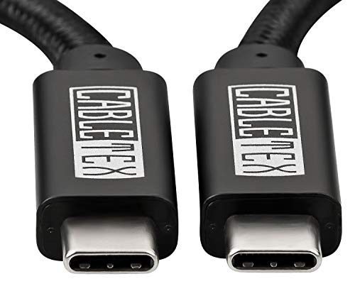 CABLETEX USB C Kabel 3 Meter 100W Power Delivery Ladekabel für Macbook Pro, für Oculus Quest Link, 5GBit/s Datenübertragung, Typ C USB 3.2 Gen 1 von CABLETEX