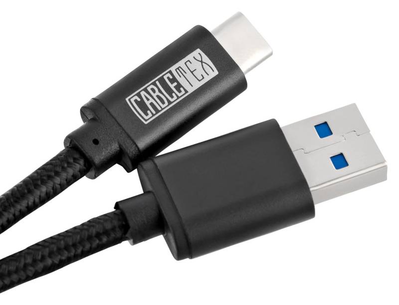 CABLETEX USB C Kabel USB 3.2, 1,5m Ladekabel Datenkabel, Computer & Smartphones USB-Kabel, USB 3.0 Typ A, USB-C, USB-C, USB 3.0 Typ A (150 cm), Ladekabel, Schnellladekabel, USB Kabel, Datenkabel, USB-C von CABLETEX