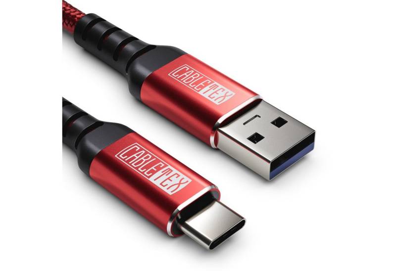 CABLETEX USB-Kabel, USB-C, USB-A (200 cm) von CABLETEX