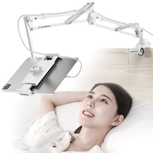 Tablet-Ständer für Bett White [Ultra Durable] Phone Holder iPad Holder for Desk Mount von CACENCAN