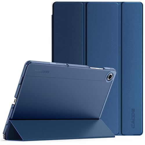CACOE Hülle Kompatibel mit Samsung Galaxy Tab A9+ / A9 Plus 11 Zoll 2023-SM-X210 / X216 / X218, Ultra Dünn Transluzent Matt Rückseite Abdeckung (Dunkelblau) von CACOE