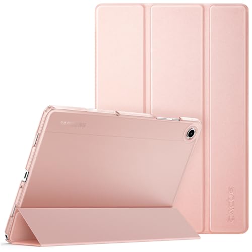 CACOE Hülle Kompatibel mit Samsung Galaxy Tab A9+ / A9 Plus 11 Zoll 2023-SM-X210 / X216 / X218, Ultra Dünn Transluzent Matt Rückseite Abdeckung (Roségold) von CACOE