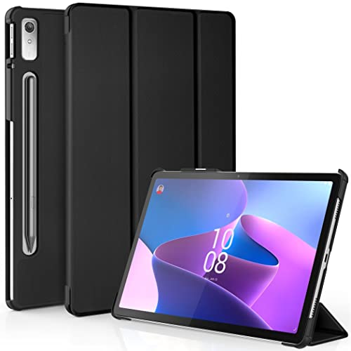 CACOE Hülle für Lenovo Tab P11 Pro 2nd Gen 11.2 Zoll TB132/TB138 2022, Ultra Dünn Case mit Standfunktion Auto Sleep Wake Up Funktion Slim Schutzhülle, Schwarz von CACOE