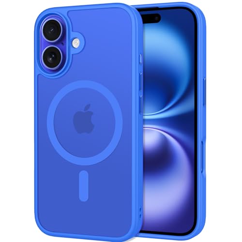 CACOE Magnetisch Hülle für iPhone 16 6.1 Zoll, kompatibel mit MagSafe, Durchscheinende Matt Handyhülle Stoßfest Kratzfest Schutzhülle Cover CACOE Magnetisch Hülle für iPhone 16 6.1 Zoll, kompatibel mit MagSafe, Durchscheinende Matt Handyhülle Stoßfest Kratzfest Schutzhülle Cover von CACOE