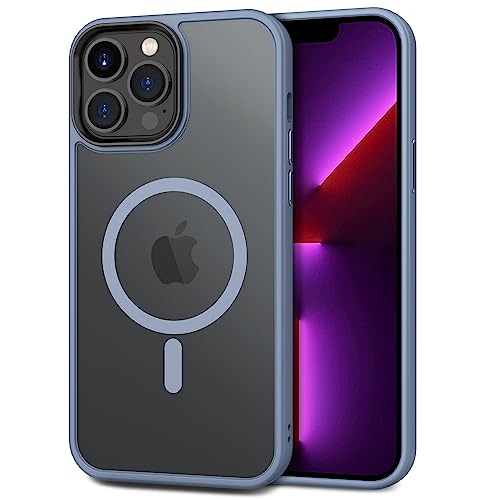 CACOE Magnetisch Hülle für iPhone 13 Pro Max 6.7 Zoll 6.7 Zoll,kompatibel mit MagSafe,Durchscheinende Matt Handyhülle Stoßfest Kratzfest Schutzhülle Cover von CACOE