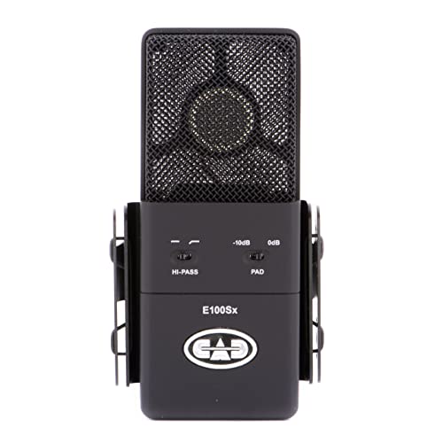 CAD Audio E100SX Superniere Kondensatormikrofon mit großer Membran, Schwarz von CAD Audio