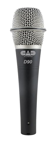 CAD Live D90 hochwertiges dynamisches Handmikrofon mit Supernierencharakteristik für Gesang Live robust (XLR), inkl. Klemme und Kunststoffcase von CAD Audio
