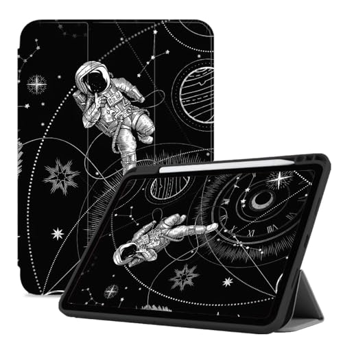 Hülle Für Ipad 10. Generation 10,9 Zoll 2022 Release Ipad 10 Gen Slim Cover Mit Auto Wake Sleep Leder, Trifold Stand Cover Mit Stifthalter - Zeit Universum Astronaut Hülle Für Ipad 10. Generation 10,9 Zoll 2022 Release Ipad 10 Gen Slim Cover Mit Auto Wake Sleep Leder, Trifold Stand Cover Mit Stifthalter - Zeit Universum Astronaut von CAEITLRSO