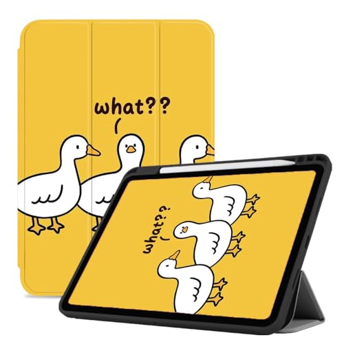 Hülle Für Ipad 9./8./7. (10,2 Zoll, Modell 2021/2020/2019), Mit Stoßfester TPU-Rückseite, Automatischem Aufwachen/Schlafen, Hülle Für Ipad 7/8/9 (10,2 Zoll) – DREI Enten von CAEITLRSO