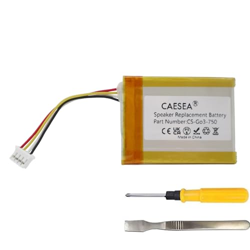 CAESEA 3.7V 750mAh Li-ion Ersatzakku für JBL GO 3, GO3;324054;1ICP4/41/55 Akku von CAESEA