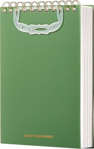 CAGIE Top Spiral Notizbuch Block Binding Oben 300 Seiten Hardcover Steno Blöcke, Notebook Spirale, College Ruled Wasserfester Stenoblock für Arbeit Schule Büro Business, 7"x10", Grün CAGIE Top Spiral Notizbuch Block Binding Oben 300 Seiten Hardcover Steno Blöcke, Notebook Spirale, College Ruled Wasserfester Stenoblock für Arbeit Schule Büro Business, 7"x10", Grün von CAGIE