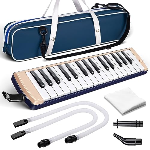 CAHAYA 32 Tasten Melodica für Kinder Melodica Instrument mit Tragetasche geeignet für Anfänger Studenten, musikalisches Geschenk für Jungen und Mädchen, Beige, CY0348 CAHAYA 32 Tasten Melodica für Kinder Melodica Instrument mit Tragetasche geeignet für Anfänger Studenten, musikalisches Geschenk für Jungen und Mädchen, Beige, CY0348 von CAHAYA